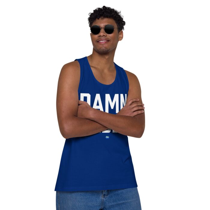 Men’s premium tank top - Damn Daddy - Image 7