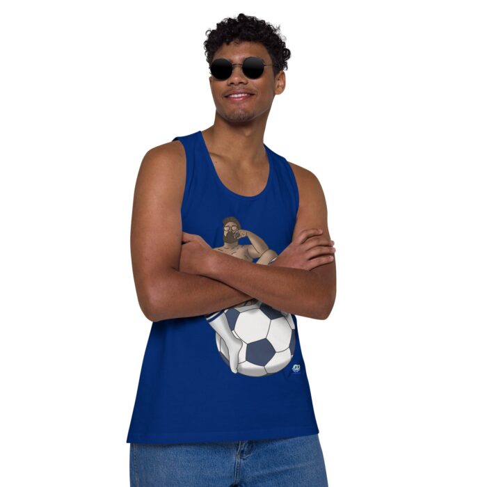 Men’s premium tank top - Futbal / Soccer - Image 7