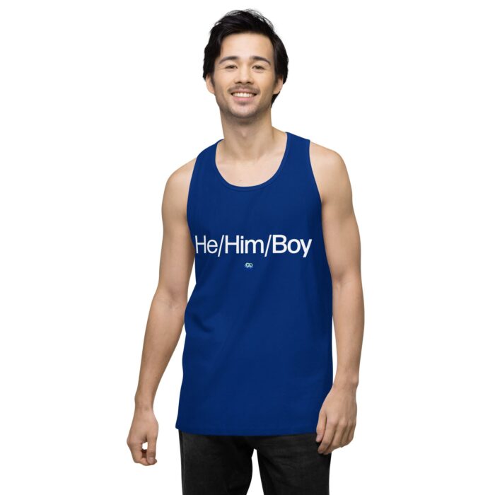 Men’s premium tank top - He/Him/Boy - Image 8