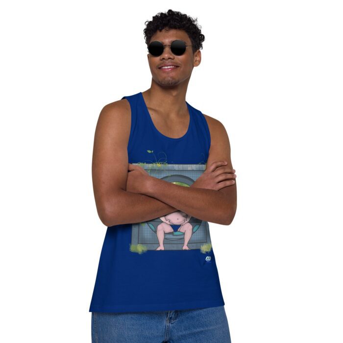 Men’s premium tank top - Heavy Meditation - Image 3