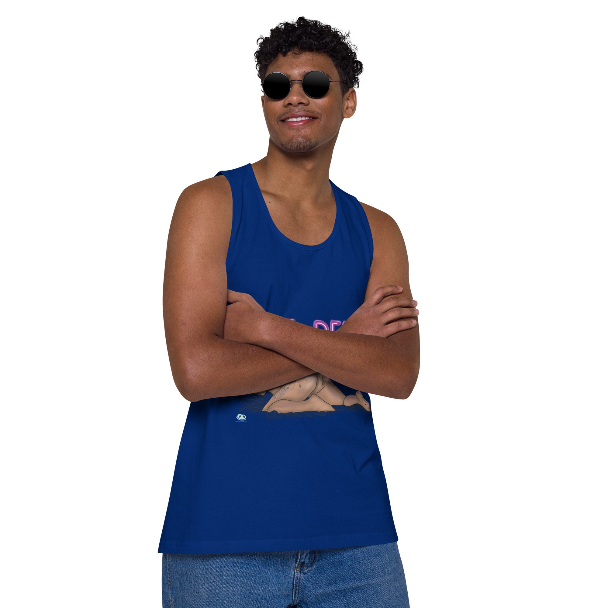 Men’s premium tank top - Hot and Ready - Image 4
