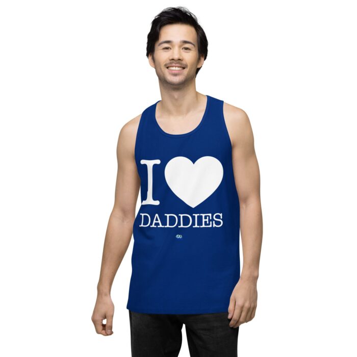 Men’s premium tank top - I Heart Daddies - Image 8