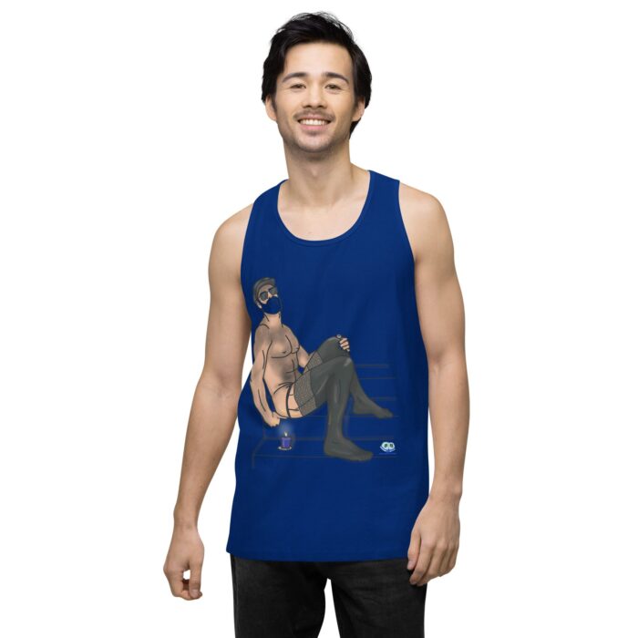 Men’s premium tank top - Leather and Lace - Image 8