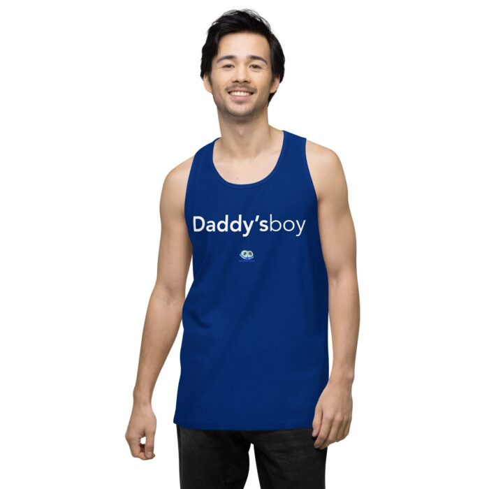 Men’s premium tank top - Daddys Boy - Image 8