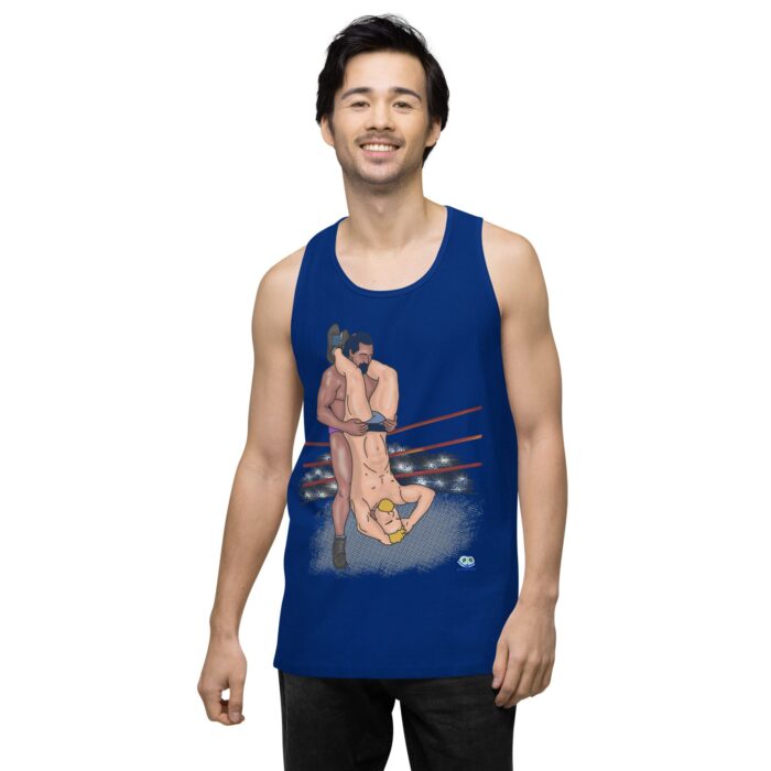 Men’s premium tank top - Pile Driver - Image 5