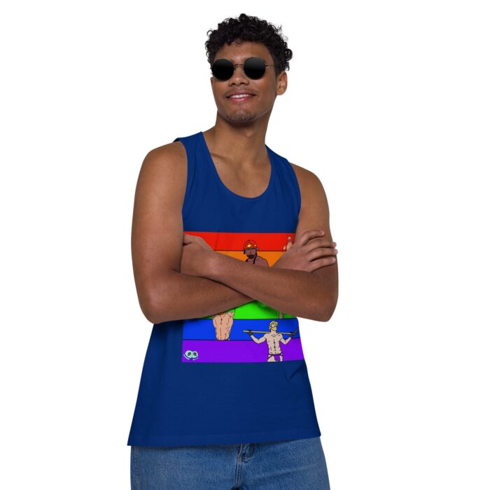 Men’s premium tank top - Pride Rows - Image 6