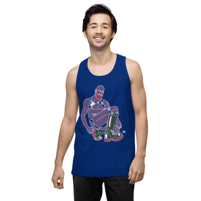 Men’s premium tank top - Rubber Daddy - Image 8