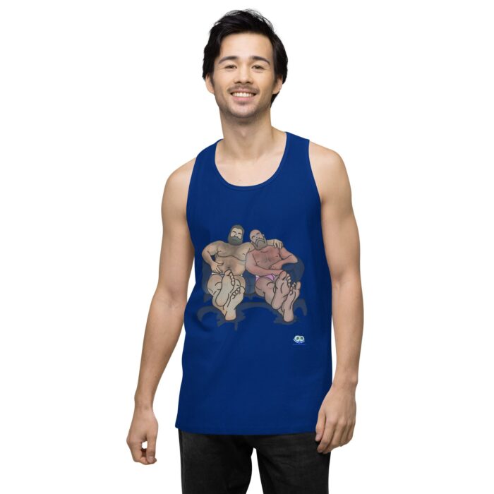 Men’s premium tank top - Staying In - Image 8