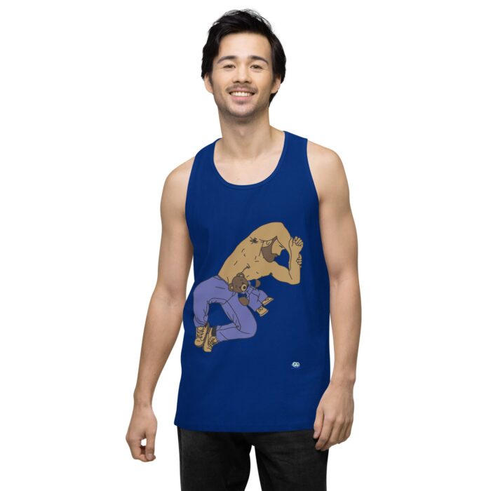 Men’s premium tank top - Teddy Bear Snuggles - Image 8