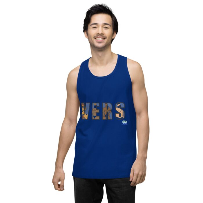Men’s premium tank top - VERS Cutout - Image 8