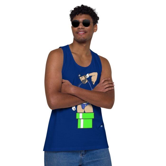 Men’s premium tank top - Warp Pipe Dreams - Image 6