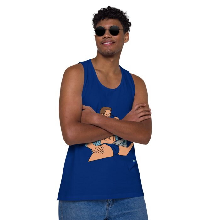 Men’s premium tank top - Work from Home - Image 7