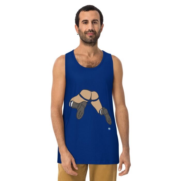 Men’s premium tank top - Ass in Boots - Image 4