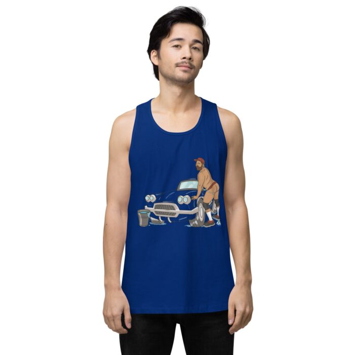 Men’s premium tank top - Car Wash - Image 4