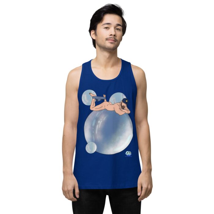 Men’s premium tank top - Bubbles - Image 7