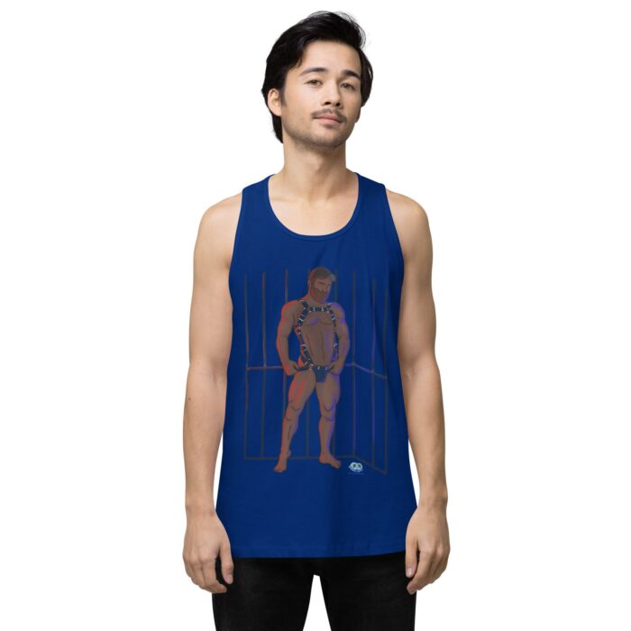 Men’s premium tank top - Busted - Image 4
