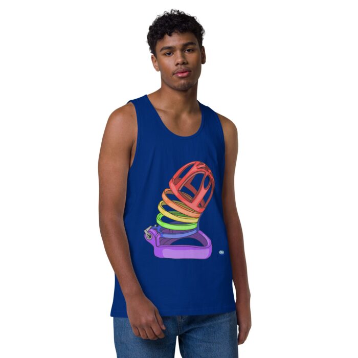 Men’s premium tank top - Chastity Cage - Image 4