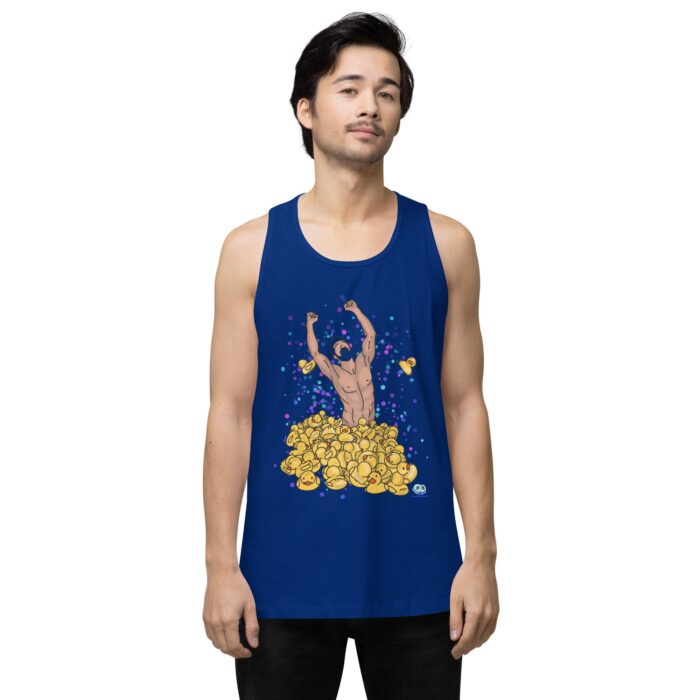 Men’s premium tank top - Cruising for Ducks - Image 7