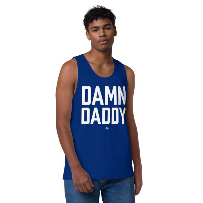Men’s premium tank top - Damn Daddy - Image 6