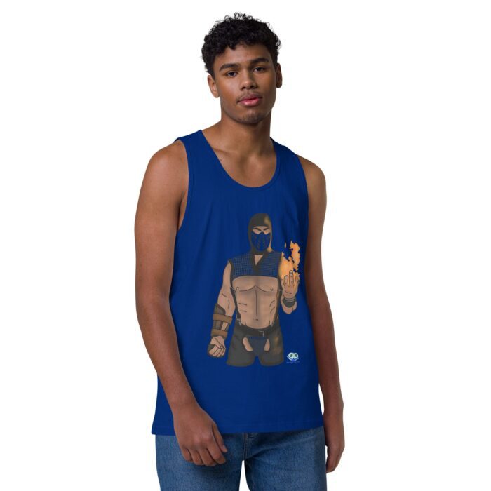 Men’s premium tank top - Finish Him - Image 6