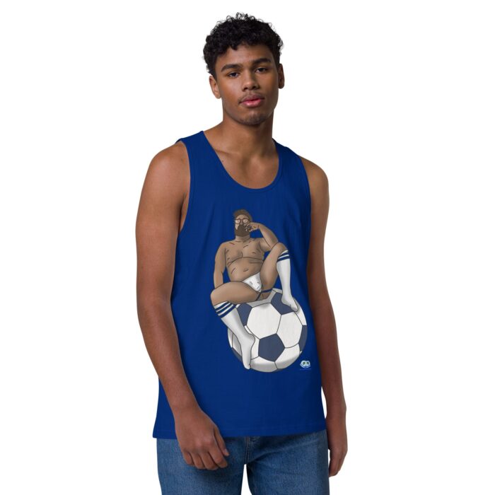 Men’s premium tank top - Futbal / Soccer - Image 6