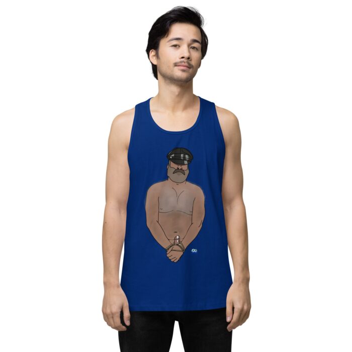 Men’s premium tank top - Hairy Daddy - Image 7