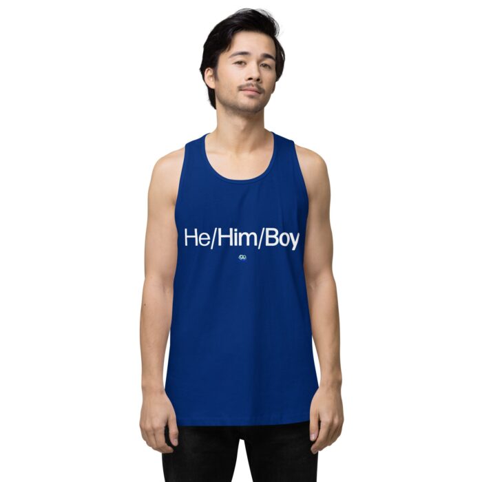 Men’s premium tank top - He/Him/Boy - Image 7