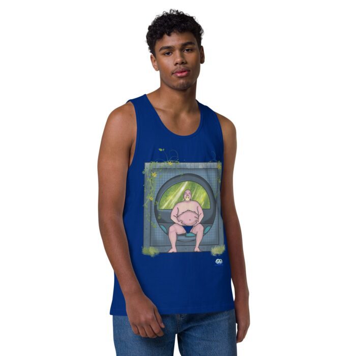 Men’s premium tank top - Heavy Meditation - Image 2