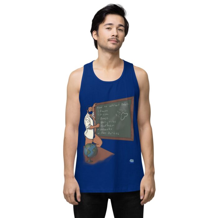 Men’s premium tank top - How To Attract A Bear - Image 7