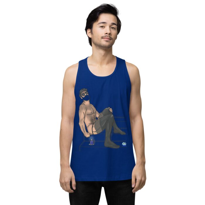 Men’s premium tank top - Leather and Lace - Image 7
