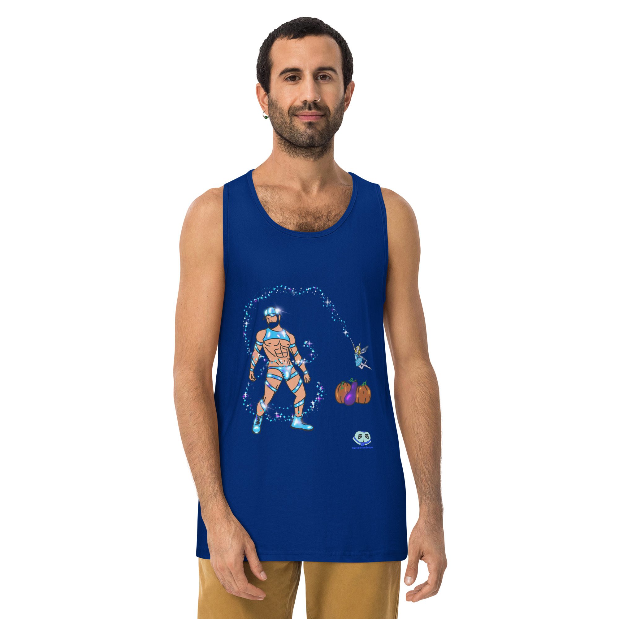 Men’s premium tank top - Midnight - Image 3