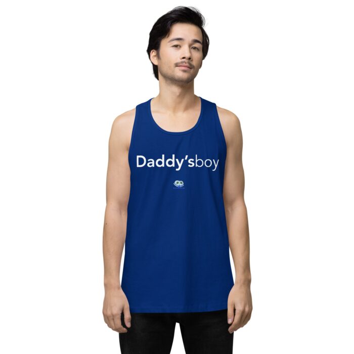 Men’s premium tank top - Daddys Boy - Image 7