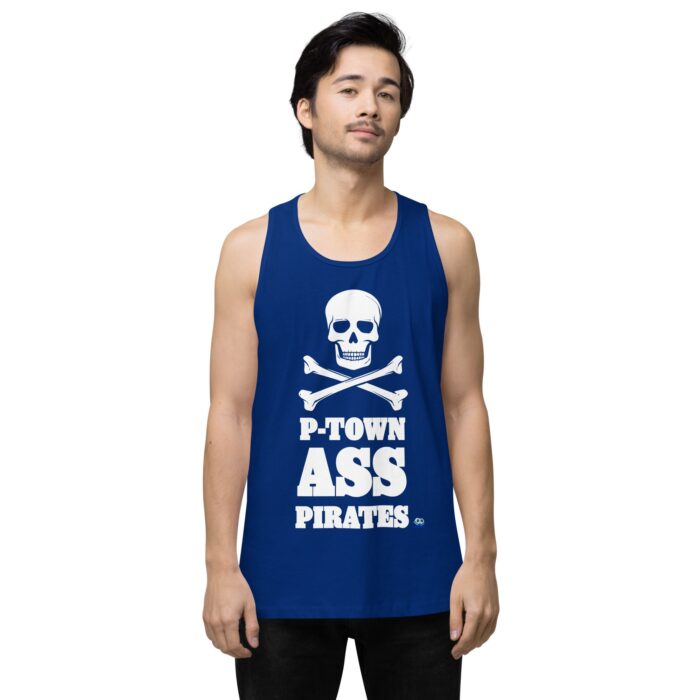 Men’s premium tank top - P-Town Ass Pirates - Image 7