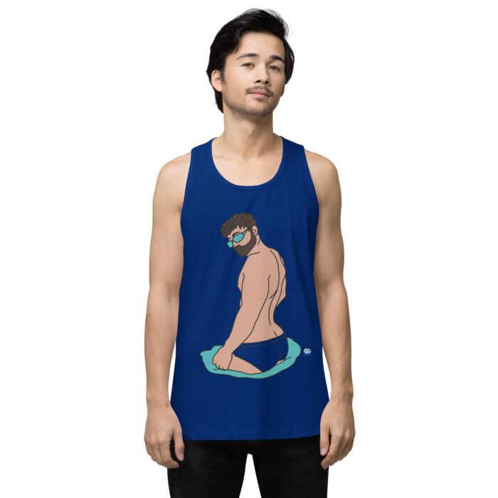 Men’s premium tank top - Pool Boy - Image 7