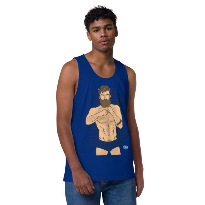 Men’s premium tank top - Put Up Your Dukes - Image 3