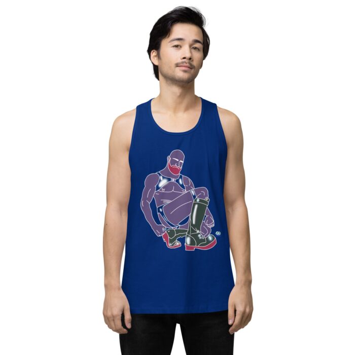 Men’s premium tank top - Rubber Daddy - Image 7