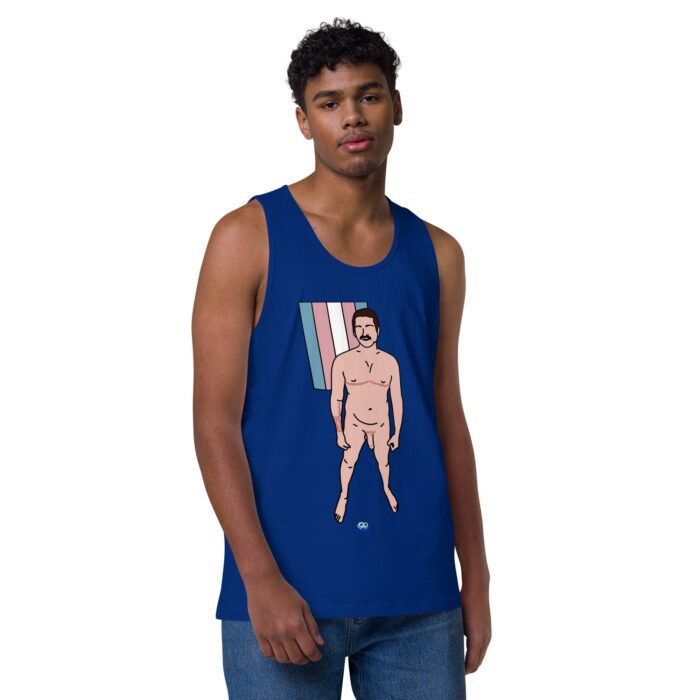 Men’s premium tank top - Scars - Image 4
