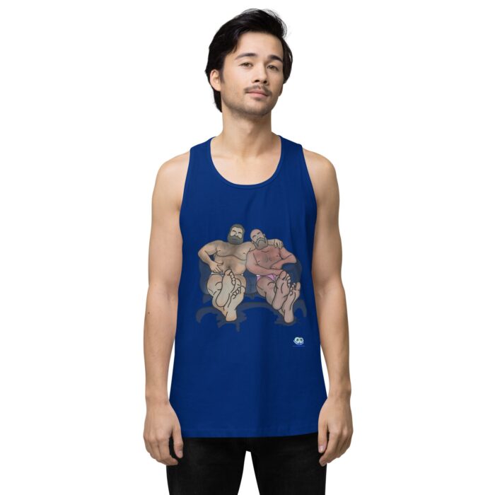 Men’s premium tank top - Staying In - Image 7