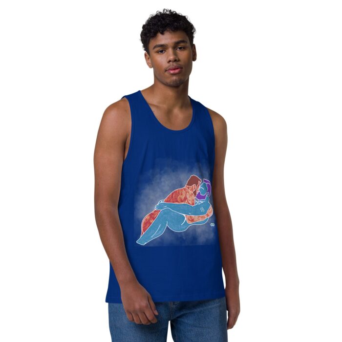 Men’s premium tank top - Steam - Image 6