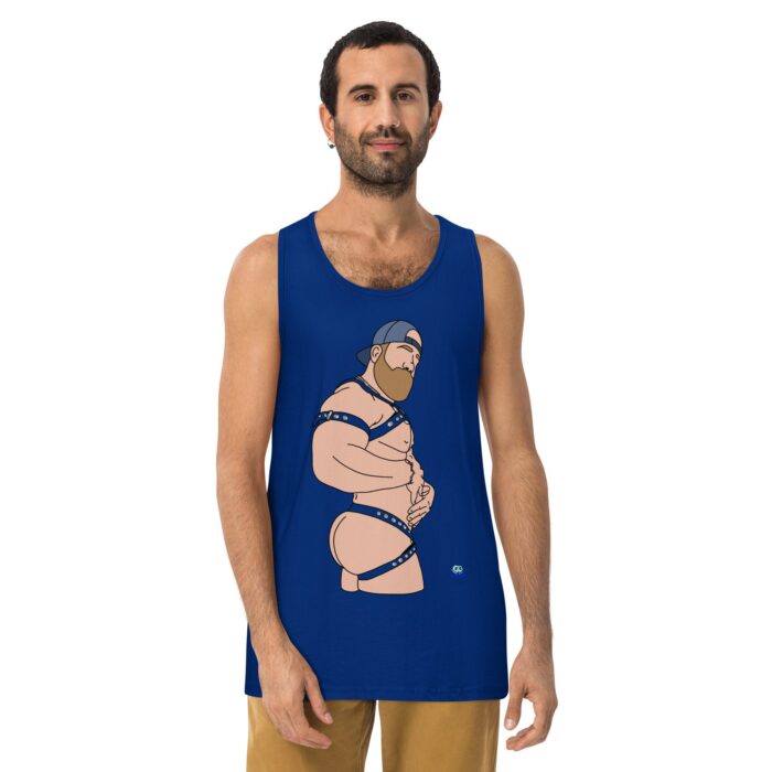 Men’s premium tank top - Straps - Image 4