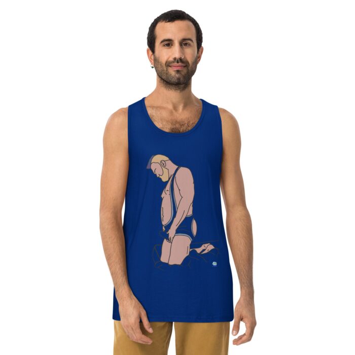 Men’s premium tank top - The Edge - Image 4
