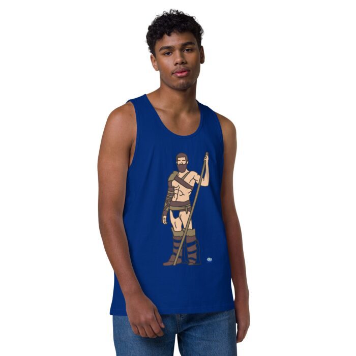 Men’s premium tank top - The Warrior - Image 6