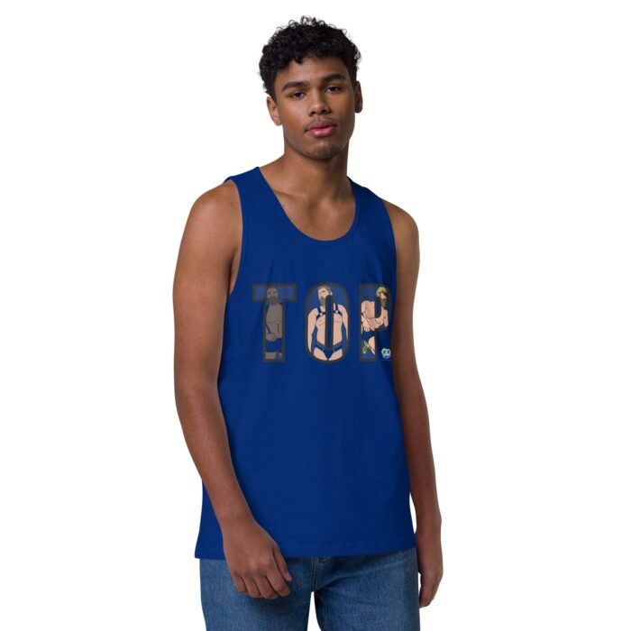 Men’s premium tank top - TOP Cutout - Image 4