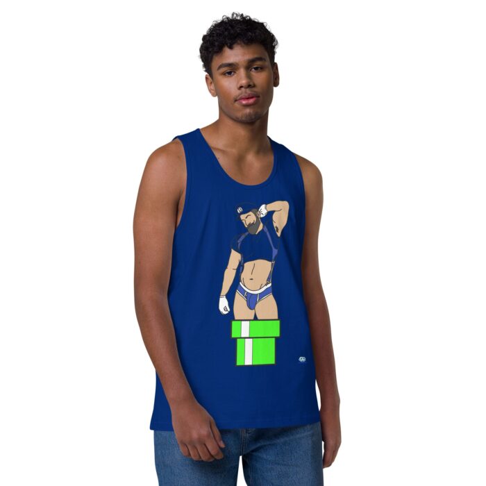 Men’s premium tank top - Warp Pipe Dreams