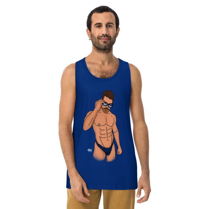 Men’s premium tank top - Wild - Image 4