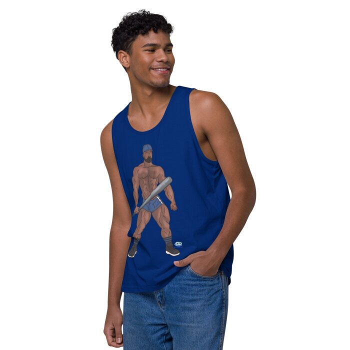 Men’s premium tank top - Batter Up - Image 8