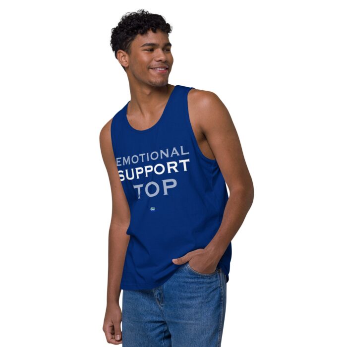 Men’s premium tank top - Emotional Support Top - Image 8