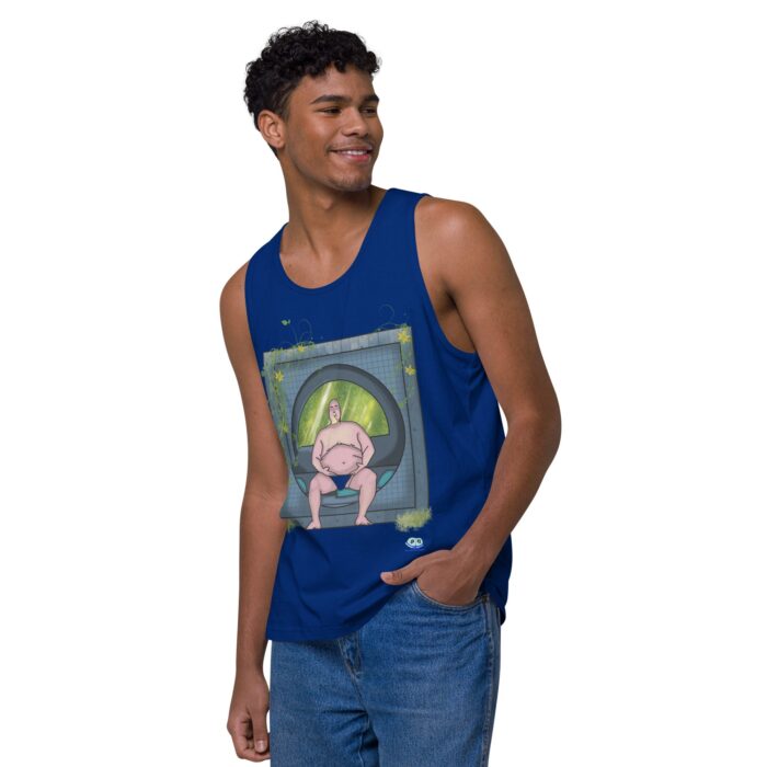 Men’s premium tank top - Heavy Meditation - Image 4