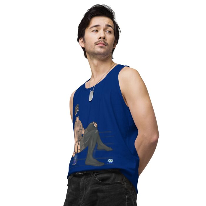 Men’s premium tank top - Leather and Lace - Image 10