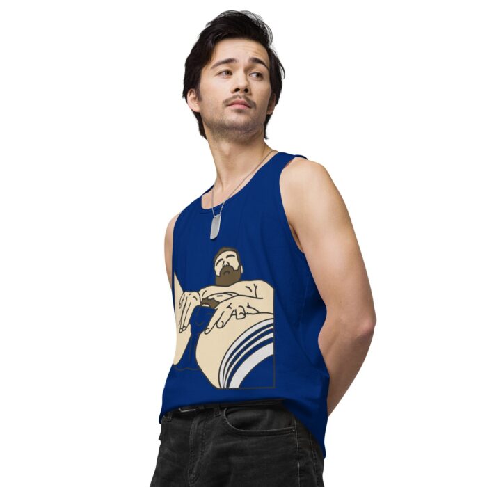 Men’s premium tank top - Peekaboo Bush - Image 10